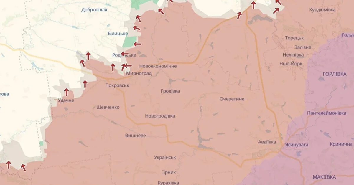 DeepState: окупаційні війська знову просунулися в Донецькій області